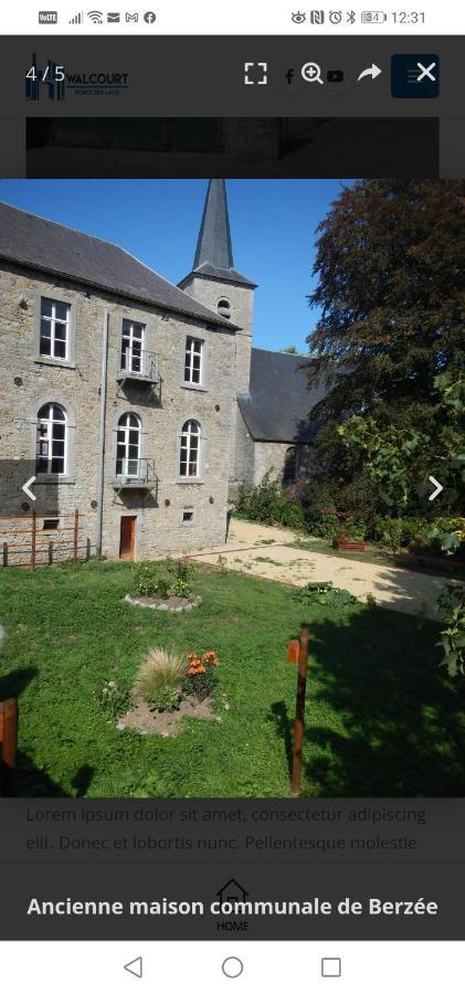 Maison D'Hote Les Notes Endormies Suite Le Refuge Walcourt Ngoại thất bức ảnh